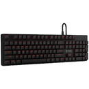 Savio Tempest RX FULL keyboard USB Outemu RED QWERTY US Black, Red