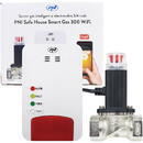 PNI Kit senzor gaz inteligent si electrovalva PNI Safe House Smart Gas 300 WiFi cu alertare sonora, aplicatie de mobil Tuya Smart,  integrare in scenarii si automatizari smart cu alte produse compatibile Tuya