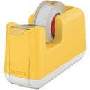 Leitz Dispenser pentru banda adeziva LEITZ Cosy, PS, banda inclusa, galben chihlimbar