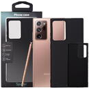 Spacer HUSA SMARTPHONE Spacer pentru Samsung Galaxy Note 20 Ultra, grosime 2mm, material flexibil silicon + interior cu microfibra, negru "SPPC-SM-GX-N20U-SLK"