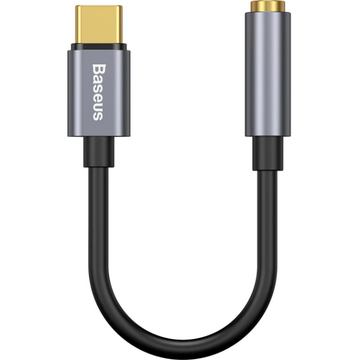 Adaptor Baseus USB-C/Mini Jack Negru