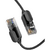 PATCH CORD UTP Ugreen Cat6A, "NW122" fire din cupru, tiny cable, viteza maxima 10 Gbps, 1m, negru "70332" (include TV 0.06 lei) - 6957303873326