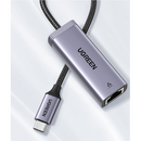 UGREEN ADAPTOR RETEA Ugreen, "CM209" extern, USB Type-C (T) la port Gigabit RJ-45, negru "50922" (include TV 0.18lei) - 6957303859221
