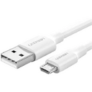 UGREEN CABLU alimentare si date Ugreen, "US289", Fast Charging Data Cable pt. smartphone, USB la Micro-USB, nickel plating, PVC, 1m, alb "60141" (include TV 0.06 lei) -6957303861415