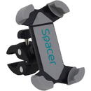 Spacer SUPORT Bicicleta SPACER pt SmartPhone, Multi-Purpose, fixare de bare de diferite dimensiuni, Negru, "SPBH-MP-01"