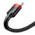 Baseus Cafule cable USB-C 3A 0.5m Red+Black