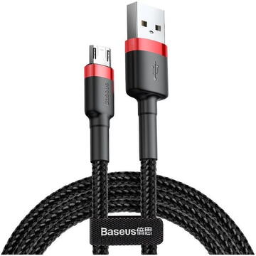Baseus Cafule USB / micro USB 2A 3M black-red