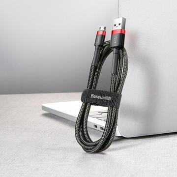 Baseus Cafule USB / micro USB 2A 3M black-red