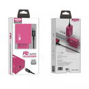 SOMOSTEL MAIN CHARGER 20W + CABLE TYP-C PINK SOMOSTEL POWER DELIVERY SMS-A78 PD