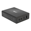 Club 3D USB Type-A și -C, Suport Power Delivery(PD) 3.0 132W, Negru