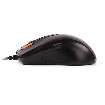 Mouse A4Tech N-70FX-BK cu fir USB optic 1600 dpi Negru