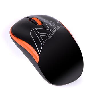 Mouse A4Tech G3-300N-BO Wireless 2.4GHz Optic 1000 dpi Negru / Portocaliu