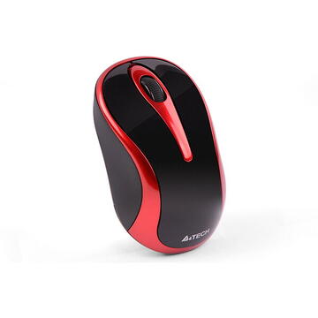 Mouse A4Tech G3-280N-BR Wireless 2.4GHz Optic 1000 dpi Negru / Rosu