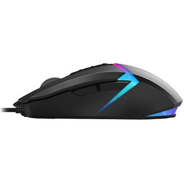 Mouse A4Tech W60-MAX Gaming cu fir USB Optic 10000 dpi Iluminare Negru