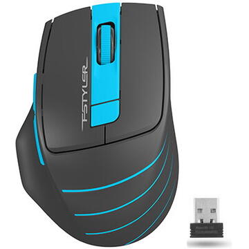 Mouse A4Tech FG30  Gaming Wireless 2.4GHz Optic 2000 dpi Negru / Albastru