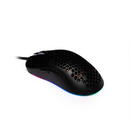 SPGM-ALIEN-LIGHT Gaming cu fir USB optic 6400 dpi RGB Negru