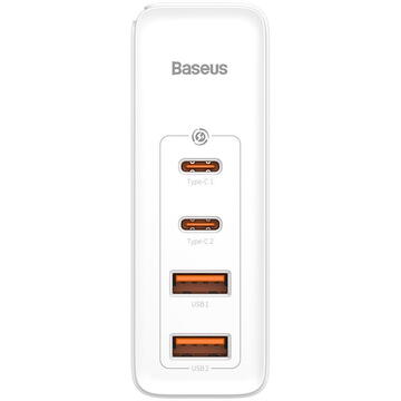 Incarcator de retea Baseus GaN2 Pro Quick Travel Charger 2x USB + 2x USB-C, 100W, EU Alb