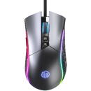 Inphic PW6 Gaming mouse RGB 1200-4800 DPI Gri