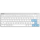Wireless mechanical keyboard Dareu EK868 Bluetooth Alb/Blue, cu fir sau Bluetooth