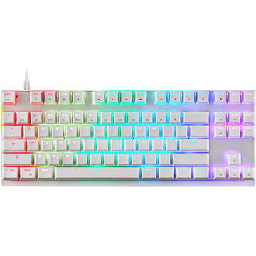 Tastatura Mechanical gaming keyboard Motospeed K82 RGB (white)