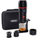 HiBREW HiBREW H4-premium 3-in-1 portable coffee maker with 15 bar pressure, adapter and case 80W