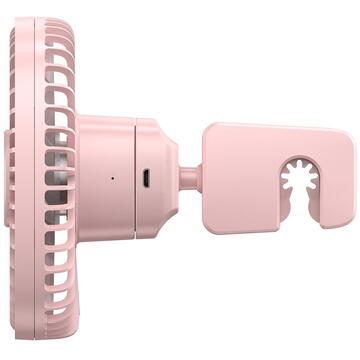 Ventilator Car fan / fan Baseus Natural Wind (pink)