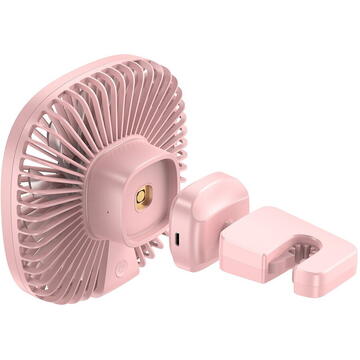Ventilator Car fan / fan Baseus Natural Wind (pink)