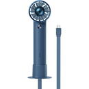 Baseus Baseus Flyer Turbine portable hand fan + USB-C cable (blue)