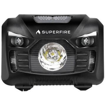 Superfire HL06 headlight, 500lm, USB