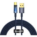 Explorer, USB to USB-C Cable, 100W, 2m Blue