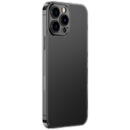 Baseus Frosted Glass Case for iPhone 13 Pro Max (black)
