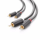 UGREEN 2RCA (Cinch) to 2RCA (Cinch) Cable 3m (black)