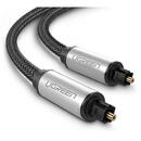 UGREEN UGREEN AV108 Toslink Audio optical cable, braided aluminum, 1m (grey)