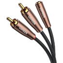 UGREEN AV198 2x RCA cable (Cinch) to jack 3.5mm, 3m