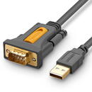 UGREEN Kabel USB do RS-232 UGREEN CR104, 1.5m (black)