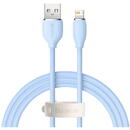 Jelly USB la Lightning, 2.4A, 1.2m Albastru