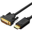UGREEN DisplayPort to DVI Cable UGREEN DP103, FullHD, unidirectional, 2m (black)