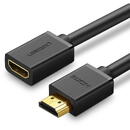 UGREEN HDMI male to HDMI female cable UGREEN HD107, FullHD, 3D, 0.5m (black)