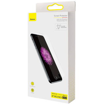 Tempered glass 0.3mm Baseus for iPhone SE 2 / iPhone SE 3