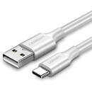 UGREEN UGREEN USB cable to USB-C, QC3.0, 1m (white)