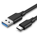 US184, USB la USB-C, 3A, 5Gbps, 1m, Negru