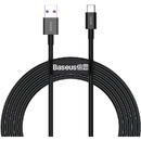 Baseus USB la USB Type-C Superior, 2 m, Fast Charge, 66W, CATYS-A01, Negru