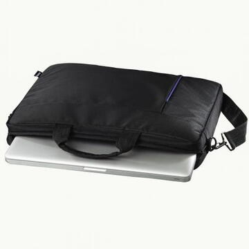Hama Cape Town pentru laptop de 15.6inch, Black-Blue