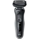 Braun Series 5 50-W1600s Wet&Dry, EasyClean, 3 elemente de taiere, accesoriu pentru ingrijire corporala, Negru/Alb