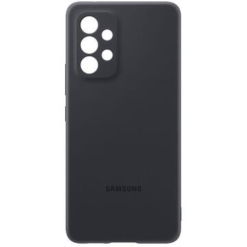 Silicone Cover Samsung Galaxy A53 5G Negru EF-PA536TBEGWW