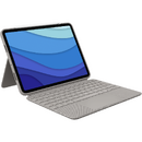 Logitech Combo Touch cu tastatura pentru iPad Pro 1/2/3th gen de 11inch, Layout US, Sand