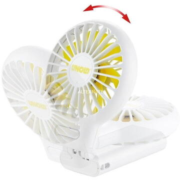 Ventilator Unold hand fan Breezy ventilator portabil, 2.5 W, 3 viteze, Alb