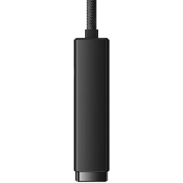 Placa de retea Baseus Lite Series USB-C to RJ45 network adapter, 100Mbps (black)