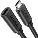 UGREEN UGREEN USB Type C 3.1 Gen2 Male to Female Cable Nickel Plating 1m (Black)