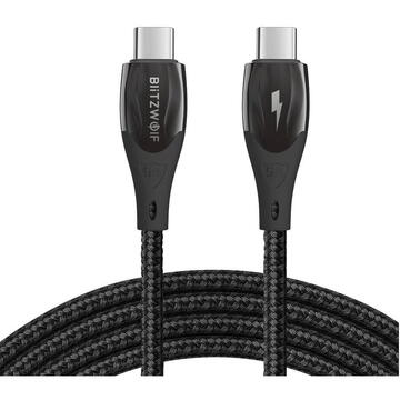 BlitzWolf USB-C to USB-C  BW-FC1, 96W, 5A, 1.8m (black)